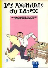 Couverture de Les aventures du latex - La bande dessinée européenne s'empare du préservatif