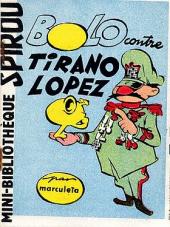 Mini-récits et stripbooks Spirou -MR1231- Bolo contre Tirano Lopez