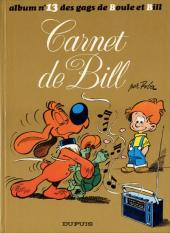 Boule et Bill -13- Carnet de Bill