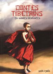 Couverture de Contes du monde en bandes dessinées - Contes tibétains en bandes dessinées