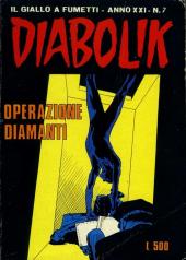 Diabolik (anno XXI) -7- Operazione diamanti