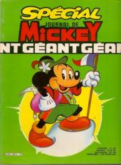 Spécial journal de Mickey géant -1481BIS- Supplément au journal de mickey 1481 bis