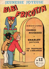 Bibi Fricotin (3e Série - Jeunesse Joyeuse) -12- Bibi Fricotin découvre la chambre mystérieuse 