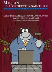 (Catalogues) Ventes aux enchères - Divers - Millon & Cornette de Saint Cyr - La Bande dessinée - 21 mars 2009 - Bruxelles théâtre du Vaudeville et Paris Drouot Montaigne