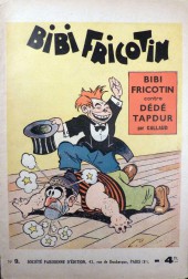 Bibi Fricotin (1e Série - SPE) (Avant-Guerre) -9- Bibi Fricotin contre Dédé Tapdur