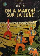 Tintin (Historique) -17B30- On a marché sur la Lune