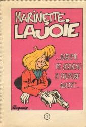 Couverture de Mini-récits et stripbooks Spirou -MR2309- Marinette Lajoie - Agrume de cerveau et pulpeuse agent