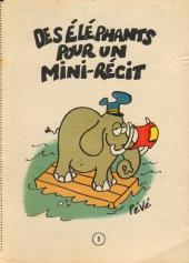 Mini-récits et stripbooks Spirou -MR2229- Des éléphants pour un mini-récit
