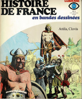 Couverture de Histoire de France en bandes dessinées -2- Attila, Clovis