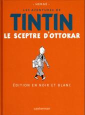 Tintin (édition du centenaire) (Albums N&B) -9- Le Sceptre d'Ottokar
