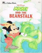Couverture de A golden book -7442- Mickey and the beanstalk