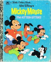 Couverture de A little golden book -10075- Mickey mouse the kitten-sitters