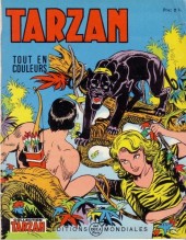 Tarzan (1re Série - Éditions Mondiales) - (Tout en couleurs) -19- Hommes-singes et hommes-panthères