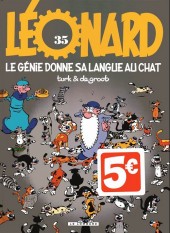 Léonard -35Ind2014- Le génie donne sa langue au chat