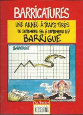 Barricatures -7- Une année à traits tirés, de septembre 86 à septembre 87