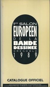 (Catalogues) Éditeurs, agences, festivals, fabricants de para-BD... - Grenoble - 1989 - Catalogue