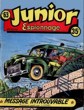 Junior Espionnage -63- Message introuvable
