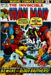 Iron Man Vol.1 (1968) -55- Beware -- Beware -- Beware the... Blood Brothers!