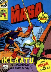 La masa (¡el increíble Hulk! - Bruguera) -25- ¡Klaatu, el monstruo del mas allá!