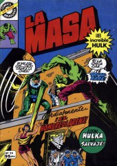 La masa (¡el increíble Hulk! - Bruguera) -26- ¡Cordialmente... El Hombre de Arena!