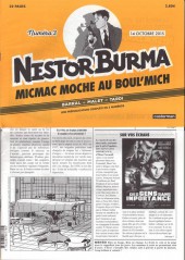 Nestor Burma (Feuilleton) -3- Micmac moche au Boul'Mich - Numéro 3