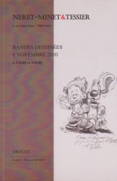 (Catalogues) Ventes aux enchères - Néret-Minet & Tessier - Néret-Minet & Tessier - Bandes dessinées - 8 novembre 2010 - Paris Drouot