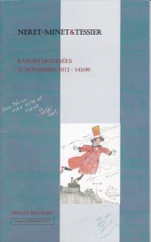 (Catalogues) Ventes aux enchères - Néret-Minet & Tessier - Néret-Minet & Tessier - Bandes dessinées - 12 novembre 2012 - Paris Drouot-Richelieu