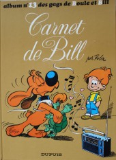 Boule et Bill -13a1982- Carnet de Bill