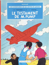 Jo, Zette et Jocko (Les Aventures de) -1B35 bis- Le testament de M. Pump