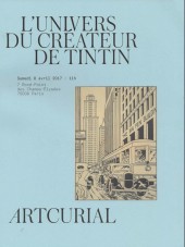 (Catalogues) Ventes aux enchères - Artcurial - Artcurial - Hergé - Samedi 8 avril 2017 - Paris