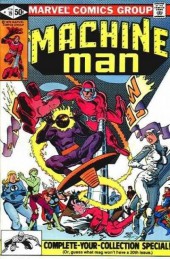 Machine Man (1978) -19- Jolted by jack o'lantern!