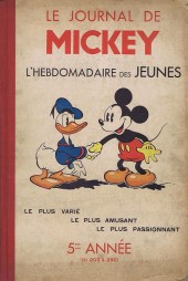 (Recueil) Mickey (Le Journal de) (1934) -5- 5ème année (n° 209 à 260)