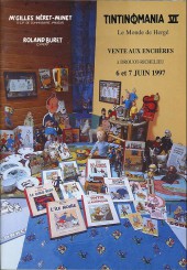Couverture de (Catalogues) Ventes aux enchères - Néret-Minet & Tessier - Néret-Minet et Tessier - Tintinomania IV - 6/7 Juin 1997 - Drouot-Richelieu