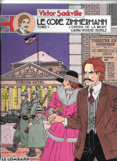 Victor Sackville -1d1997- Le code Zimmermann Tome 1 - L'opéra de la mort
