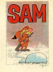 Sam et l'ours -MR1759- Sam et un ours en hiver
