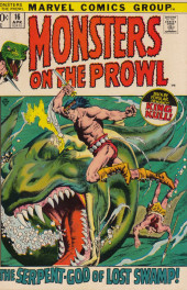 Couverture de Monsters on the prowl (Marvel comics - 1971) -16- The forbidden swamp