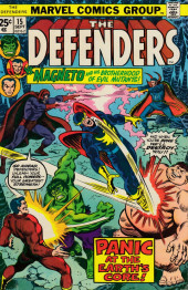 Couverture de The defenders Vol.1 (1972) -15- Panic beneath the Earth
