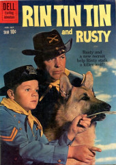 Rin Tin Tin and Rusty (Dell - 1957) -35- Rusty and a new recruit help Rinty stalk a killer wolf!