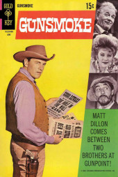 Gunsmoke (Gold Key - 1969) -3- Matt Dillon Comes Between Two Brothers At Gunpoint!