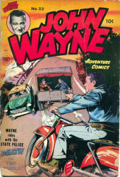 John Wayne Adventure Comics (1949) -23- Death on two Wheels !