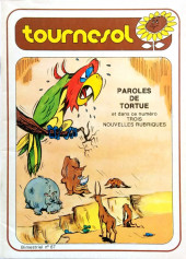Tournesol -67- Paroles de tortue