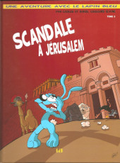 Couverture de Une aventure avec le Lapin bleu -3- Scandale à Jérusalem