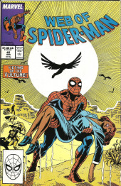 Web of Spider-Man Vol. 1 (Marvel Comics - 1985) -45- Death from above!