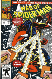 Web of Spider-Man Vol. 1 (Marvel Comics - 1985) -85- The name of the Rose Part 2: Three the hard way