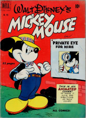 Four Color Comics (2e série - Dell - 1942) -296- Walt Disney's Mickey Mouse in Private Eye for Hire