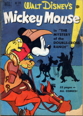 Four Color Comics (2e série - Dell - 1942) -313- Walt Disney's Mickey Mouse in The Mystery of the Double-Cross Ranch