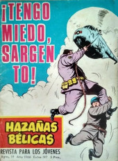 Hazañas bélicas (Vol.06 - 1958 série rouge) -197- ¡Tengo miedo, sargento!
