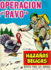 Hazañas bélicas (Vol.06 - 1958 série rouge) -211- Operacion « pavo »