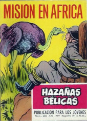 Hazañas bélicas (Vol.06 - 1958 série rouge) -280- Misión en Africa