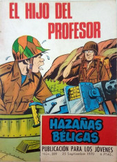 Hazañas bélicas (Vol.06 - 1958 série rouge) -309- El hijo del profesor